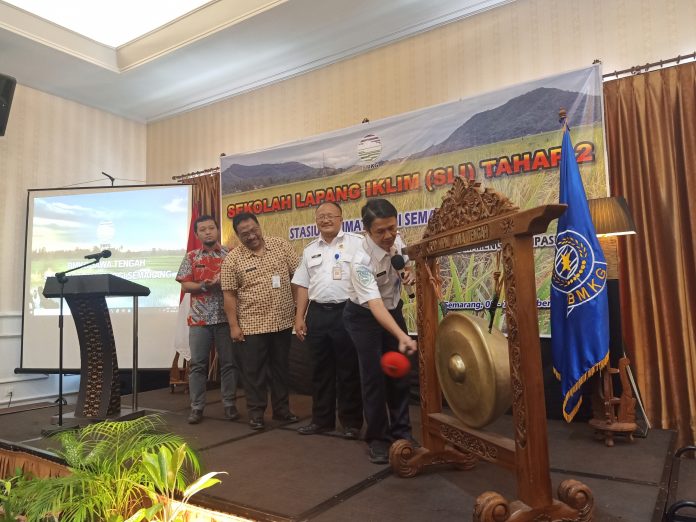 BMKG Gelar Sekolah Lapang Iklim untuk Penyuluh Pertanian di Semarang
