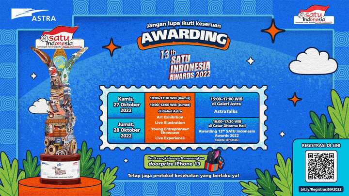 Jangan Lupa Ikuti Keseruan Awarding SATU Indonesia Awards 2022!